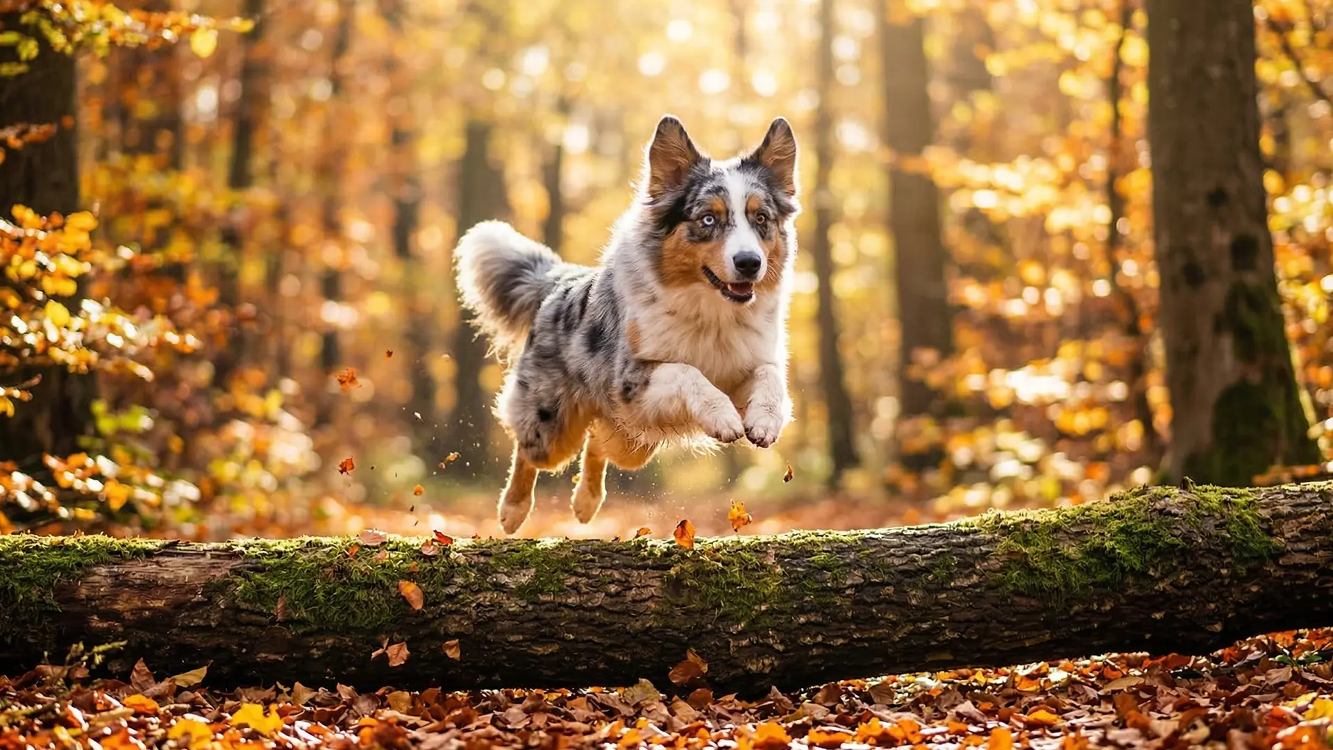 Australian Shepherd als aktiver Hund mit erhöhtem Verletzungsrisiko für hohe Tierarztkosten